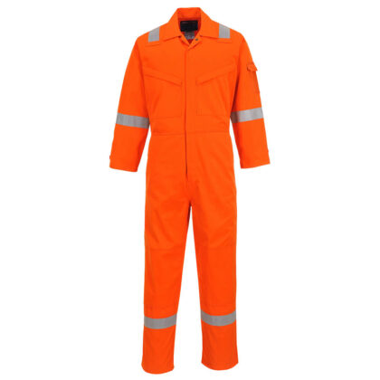 Araflame Mens Gold Flame Resistant Overall Orange 48" 32" by Tooled Up GBP136.95 - Grab Your Coat!