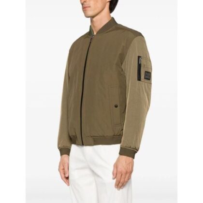BOSS Mens Open Green Obright Water Repellent Jacket by Designer Wear GBP139 - Grab Your Coat!