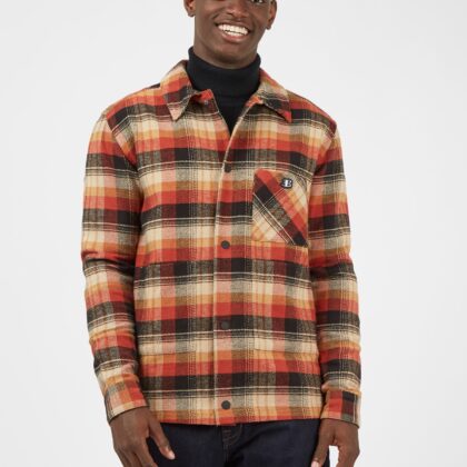 Burnt Orange Check Chore Jacket Medium Burnt Orange by Ben Sherman GBP95.0000 - Grab Your Coat!