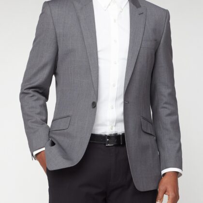 Grey Kings Fit Suit Jacket 36R Grey by Ben Sherman GBP44.0000 - Grab Your Coat!