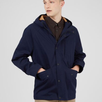 Hooded Anorak Jacket Small Marine by Ben Sherman GBP150.0000 - Grab Your Coat!
