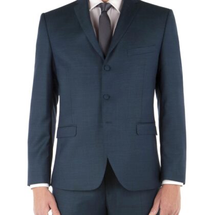 Teal Pick and Pick Camden Fit Suit Jacket 36R Teal by Ben Sherman GBP44.0000 - Grab Your Coat!