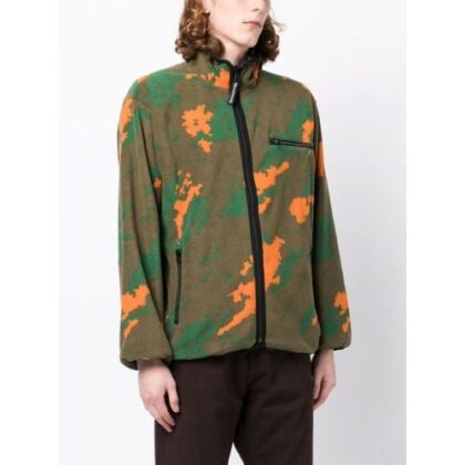 Billionaire Boys Club Mens Green Grey Camo Print Reversible Fleece  Jacket by Designer Wear GBP159 - Grab Your Coat!