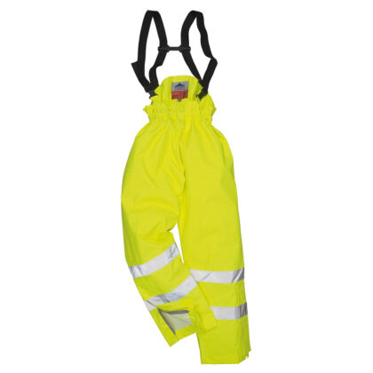 Biz Flame Hi Vis Flame Resistant Rain Unlined Trousers Yellow 3XL by Tooled Up GBP51.95 - Grab Your Coat!