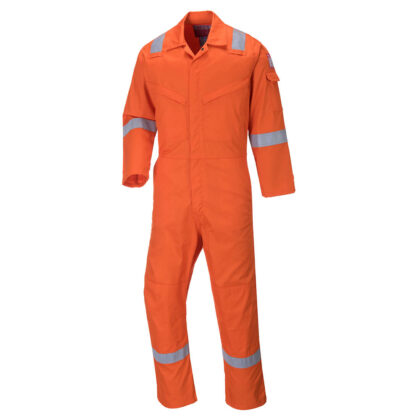 Biz Flame Mens Aberdeen Flame Resistant Coverall Orange 54" 32" by Tooled Up GBP67.95 - Grab Your Coat!