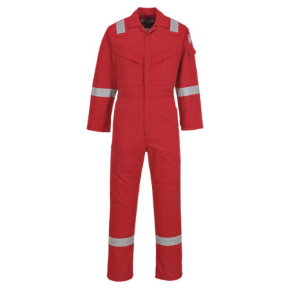 Biz Flame Mens Aberdeen Flame Resistant Coverall Red 42" 32" by Tooled Up GBP67.95 - Grab Your Coat!