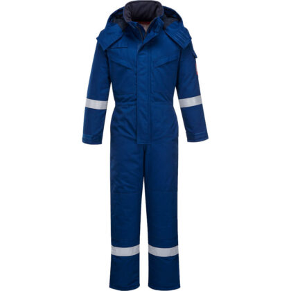 Biz Flame Mens Flame Resistant Antistatic Winter Overall Royal Blue XL 32" by Tooled Up GBP150.95 - Grab Your Coat!