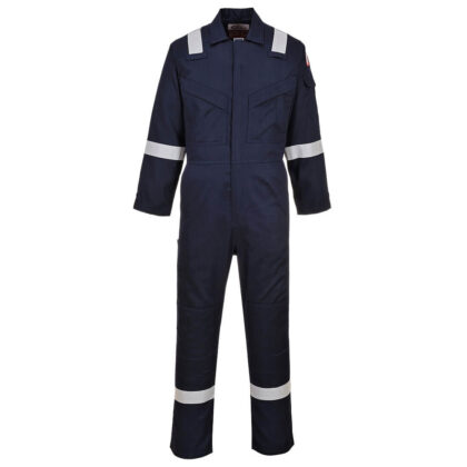 Biz Flame Mens Flame Resistant Lightweight Antistatic Coverall Navy Blue 3XL 32" by Tooled Up GBP66.95 - Grab Your Coat!