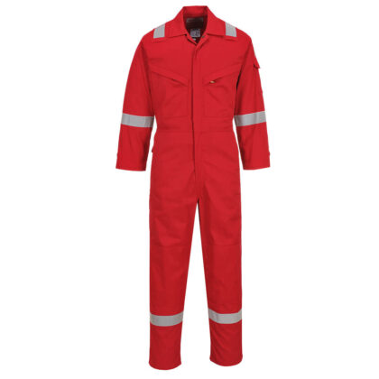 Biz Flame Mens Flame Resistant Lightweight Antistatic Coverall Red XL 32" by Tooled Up GBP66.95 - Grab Your Coat!
