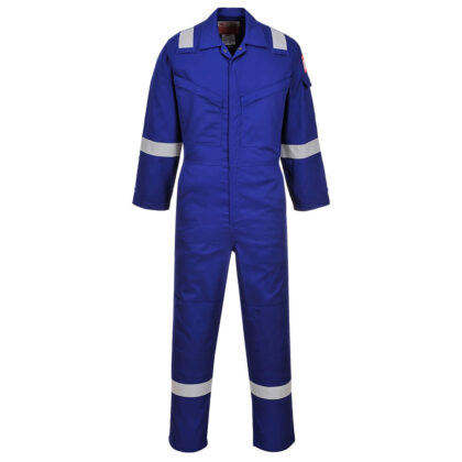 Biz Flame Mens Flame Resistant Super Lightweight Antistatic Coverall Royal Blue XL 32" by Tooled Up GBP63.95 - Grab Your Coat!
