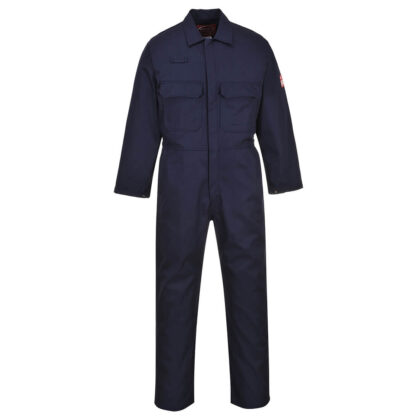 Biz Weld Mens Flame Resistant Overall Navy Blue S 34" by Tooled Up GBP54.95 - Grab Your Coat!