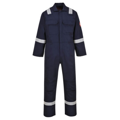 Biz Weld Mens Iona Flame Resistant Coverall Navy Blue XS 32" by Tooled Up GBP55.95 - Grab Your Coat!