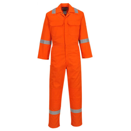 Biz Weld Mens Iona Flame Resistant Coverall Orange XL 34" by Tooled Up GBP61.95 - Grab Your Coat!