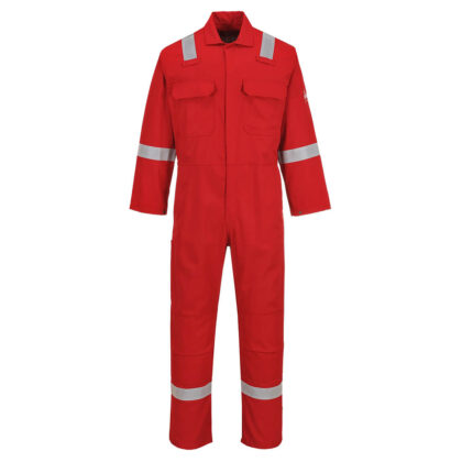 Biz Weld Mens Iona Flame Resistant Coverall Red 2XL 32" by Tooled Up GBP55.95 - Grab Your Coat!