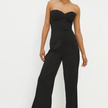 Dorothy Perkins Womens Corset Detail Strapless Jumpsuit by Dorothy Perkins UK GBP19.25 - Grab Your Coat!
