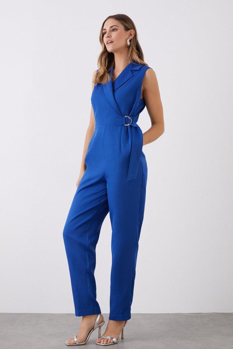 Dorothy Perkins Womens D Ring Tailored Jumpsuit by Dorothy Perkins UK GBP22.00 - Grab Your Coat!