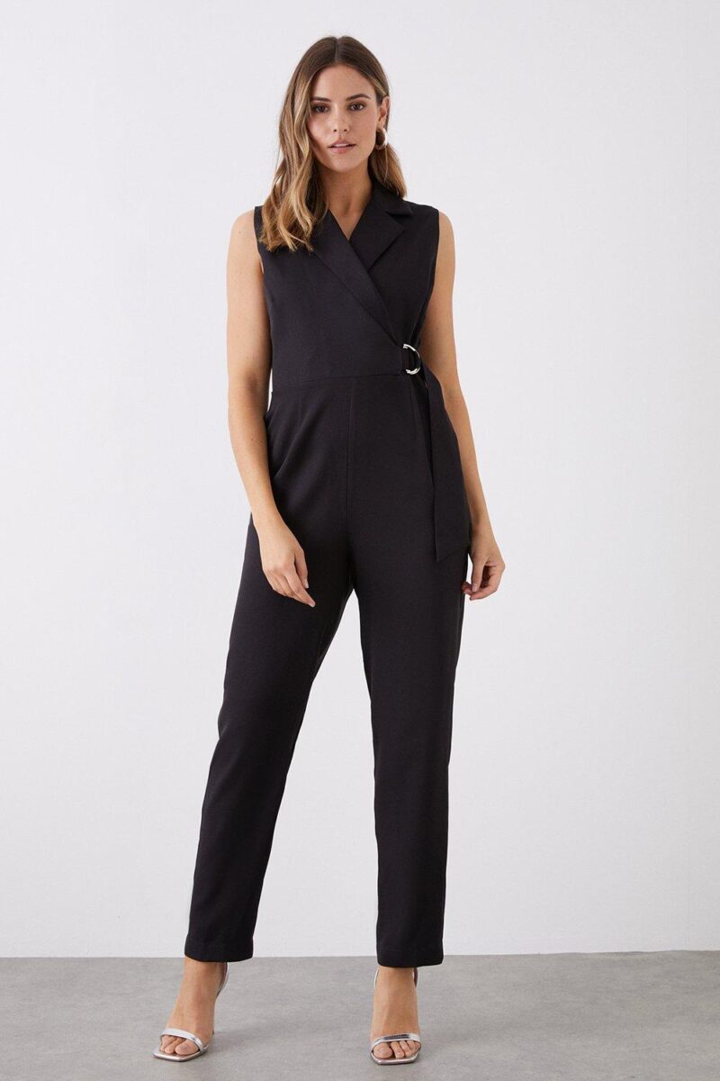 Dorothy Perkins Womens D Ring Tailored Jumpsuit by Dorothy Perkins UK GBP22.00 - Grab Your Coat!