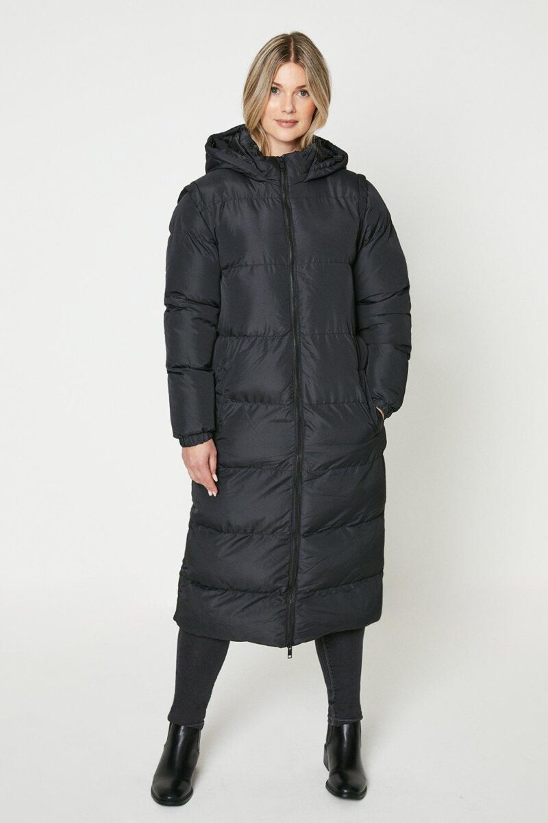 Dorothy Perkins Womens Maxi Hooded Padded Coat by Dorothy Perkins UK GBP53.40 - Grab Your Coat!