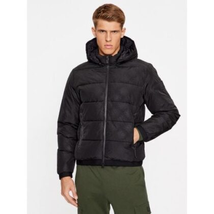 EA7 Mens Black Down Puffer Jacket by Designer Wear GBP205 - Grab Your Coat!
