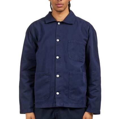 Edwin Mens Maritime Blue Garment Dyed Trembley Jacket by Designer Wear GBP95 - Grab Your Coat!