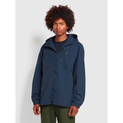 Farah True Navy Westchester Hooded Jacket by Designer Wear GBP99 - Grab Your Coat!