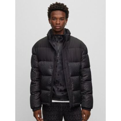 HUGO Mens Black Balto2341 Jacket by Designer Wear GBP189 - Grab Your Coat!