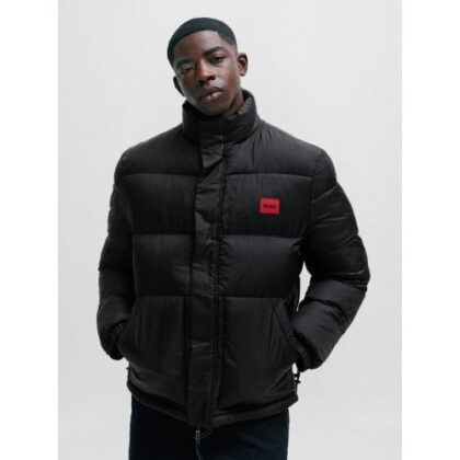 HUGO Mens Black Balto2411 Jacket by Designer Wear GBP129 - Grab Your Coat!