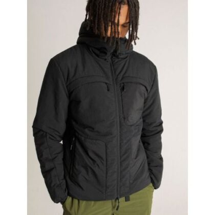 Hikerdelic Mens Black Sporeswear Jacket by Designer Wear GBP109 - Grab Your Coat!