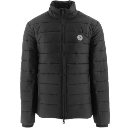 Original Penguin Mens True Black Recycled Polyester Lightweight Jacket by Designer Wear GBP87 - Grab Your Coat!