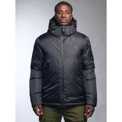 Outhere Mens Black Ripstop Jacket by Designer Wear GBP295 - Grab Your Coat!