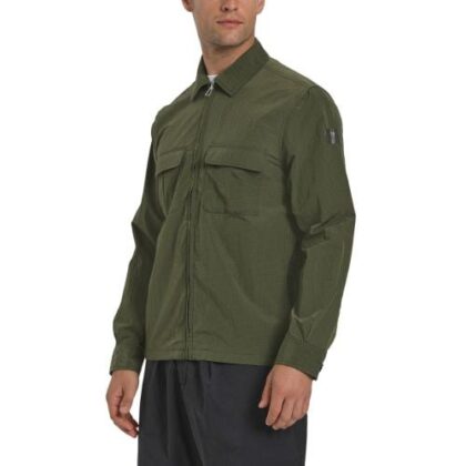 Paul Smith Mens Light Greyish Green Branded Jacket by Designer Wear GBP139 - Grab Your Coat!