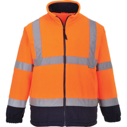 Portwest 2 Tone Hi Vis Fleece Jacket Orange / Navy 4XL by Tooled Up GBP33.95 - Grab Your Coat!