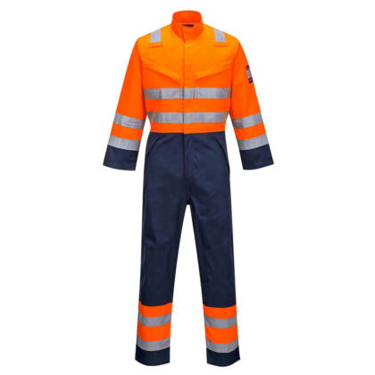 Portwest MV29 Modaflame Hvo Coverall Orange / Navy XL 31" by Tooled Up GBP127.95 - Grab Your Coat!