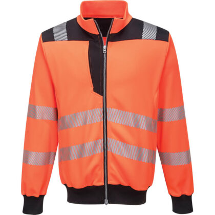 Portwest PW3 Hi Vis Sweatshirt Orange / Black S by Tooled Up GBP39.95 - Grab Your Coat!