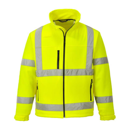 Portwest S424 Hi Vis Softshell jacket Yellow 3XL by Tooled Up GBP38.95 - Grab Your Coat!