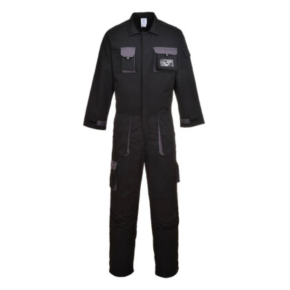 Portwest TX15 Contrast Coverall Black L by Tooled Up GBP30.95 - Grab Your Coat!