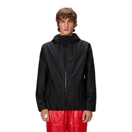 Rains Mens Black Lohja Jacket by Designer Wear GBP127 - Grab Your Coat!