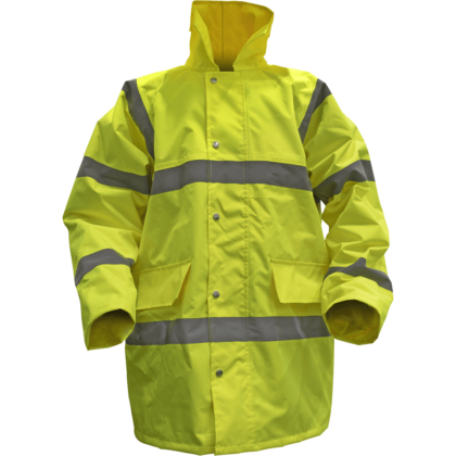 Sealey Quilted Lining Hi Vis Motorway Jacket Yellow 2XL by Tooled Up GBP35.95 - Grab Your Coat!