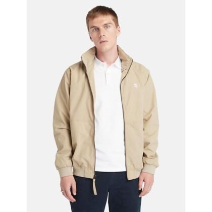 Timberland Mens Lemon Pepper Water Resistant Bomber Jacket by Designer Wear GBP116 - Grab Your Coat!