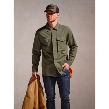 Triumph Mens Khaki Riley Lightweight Desert Jacket by Designer Wear GBP80 - Grab Your Coat!