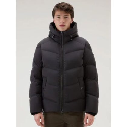 Woolrich Mens Black Premium Down Jacket by Designer Wear GBP429 - Grab Your Coat!
